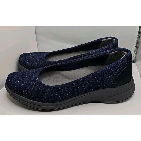 Bzees Premium Golden Bright Washable Slip-ons Navy 6.5 - Picture 4 of 9